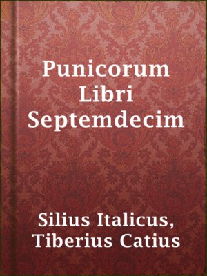 cover image of Punicorum Libri Septemdecim